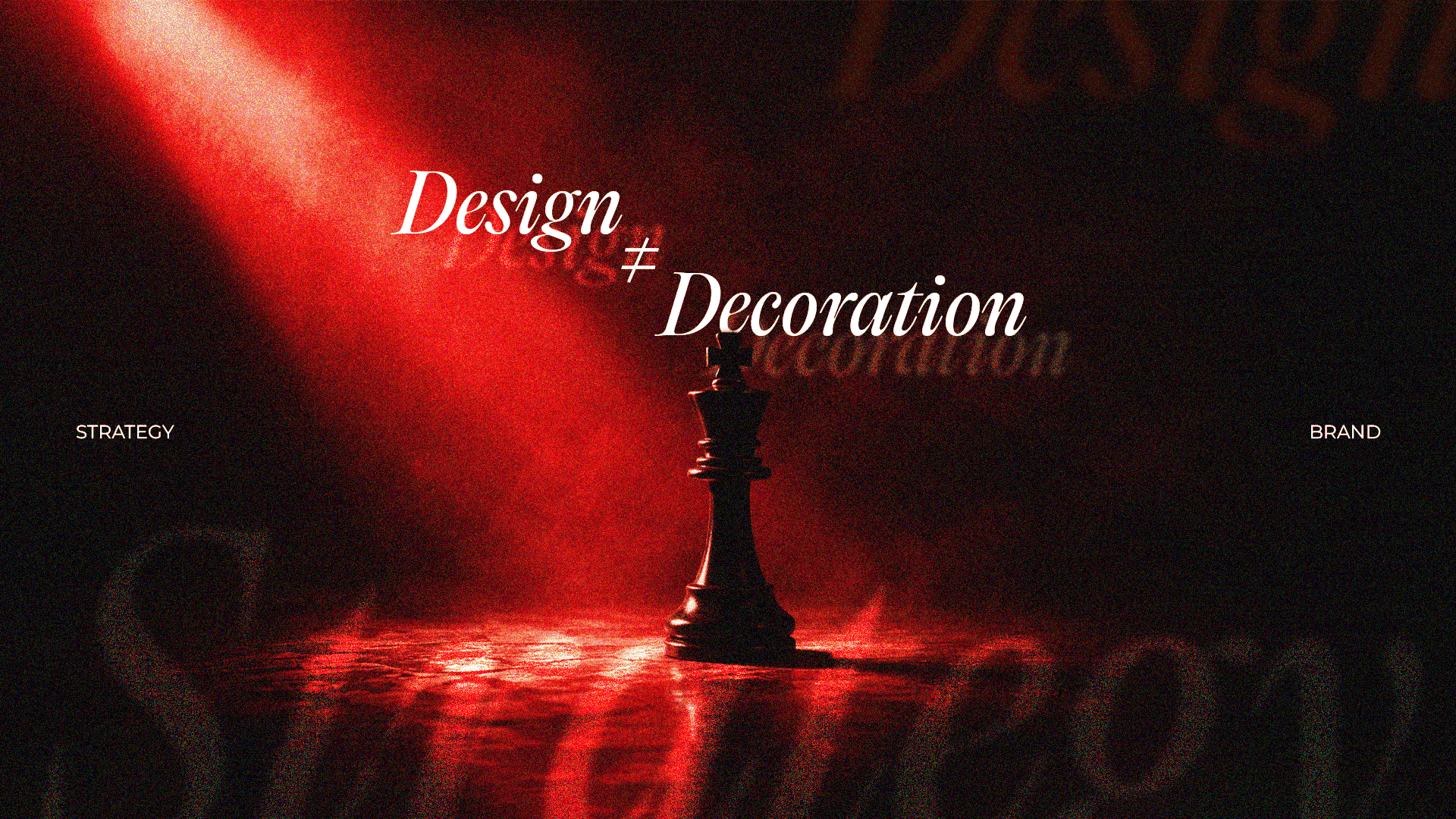 Design Is Not Decoration: How Strategic Design Builds Stronger Brands